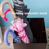 Umbrella Racks AYY Black Wrought Iron Umbrella Stand Umbrella Holder, Cane Cue Holder with Hook and Movable Drip Tray, Used for Hotel Office Cafe, 20x20x52cm view 2