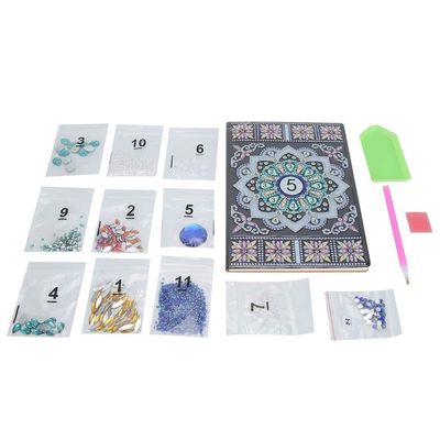 Belissy Elegant Unique Flower Shape Diamond DIY Painting Notebook Tool Kit Decoration Gift
