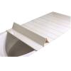 Bathtub Tray, Bathtub Cover Anti-dust Folding Dust Board Bathtub Insulation Cover,Bath Lid,Shutter Bath Lid-White PVC (Size : 109800.6cm) view 1