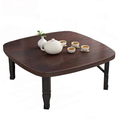 SH-tables Folding Table, Square Dining Table/Japanese-Style Low Table/Study Table/Small Desk, for Tatami Bedroom Bay Window Tea Room, 7 Colors (Color : A, Size : 707035cm)