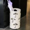 Umbrella Racks Hua White Metal Umbrella Stand, Umbrella Barrels at The Entrance of A Home Hotel Supermarket, with Drip Tray, Large Capacity to Store 8 Umbrellas, 24x41cm view 2