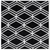 SAFAVIEH Area Rug 8x10 - Adirondack Collection - Large - Black & Ivory, Modern Geometric Design, Non-Shedding & Easy Cleaning, Ideal for Living Room, Bedroom, Office, Dining Space (ADR253H) view 2