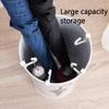 Umbrella Racks Hua Black Metal Umbrella Stand, Decorative Umbrella Bucket in Entrance Corridor, Cane Bucket, Suitable for Home Hotel and Supermarket, with Hook, 20x45cm view 3