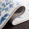 Martha Stewart x SAFAVIEH Area Rug Collection - 4' Round, Cream & Blue, Floral Pattern, Non-Shedding & Easy Cleaning, Ideal for Living Room, Bedroom, Office, Dining Space (MSR2856D) view 4
