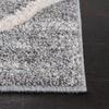 Martha Stewart x SAFAVIEH Shag Rug Collection - 4' x 6', White & Light Grey, Non-Shedding & Easy Cleaning, Ultra Plush Thick Pile, Ideal for Living Room, Foyer, Bedroom, Accent Space (MSR0720A) view 4