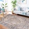 Martha Stewart x SAFAVIEH Area Rug Collection - 4' x 6', Beige & Grey, Non-Shedding & Easy Cleaning, Ideal for Living Room, Foyer, Bedroom, Accent Space (MSR898B) view 2