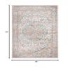 Martha Stewart x SAFAVIEH Area Rug Collection - 4' x 6', Grey & Blue, Non-Shedding & Easy Cleaning, Ideal for Living Room, Foyer, Bedroom, Accent Space (MSR813F) view 2