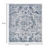 Martha Stewart x SAFAVIEH Area Rug Collection - 5'1" x 7'6", Navy & Ivory, Non-Shedding & Easy Cleaning, Ideal for Living Room, Bedroom, Office, Dining Space (MSR883N) view 2