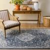Martha Stewart x SAFAVIEH Area Rug Collection - 4' x 6', Navy & Ivory, Non-Shedding & Easy Cleaning, Ideal for Living Room, Foyer, Bedroom, Accent Space (MSR858N) view 2