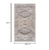 Martha Stewart x SAFAVIEH Area Rug Collection - 2'2" x 8' Runner, Ivory & Grey, Non-Shedding & Easy Cleaning, Ideal for Living Room, Bedroom, Foyer, Hallway (MSR867A) view 2