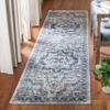 Martha Stewart x SAFAVIEH Area Rug Collection - 2'2" x 8' Runner, Navy & Ivory, Non-Shedding & Easy Cleaning, Ideal for Living Room, Bedroom, Foyer, Hallway (MSR883N) view 1