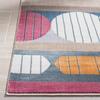 SAFAVIEH Area Rug 8x10 - Orwell Collection - Large - Grey & Orange, Mid-Century Modern Design, Non-Shedding & Easy Cleaning, Ideal for Living Room, Bedroom, Office, Dining Space (ORW367H) view 3
