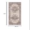 Martha Stewart x SAFAVIEH Area Rug Collection - 2'2" x 8' Runner, Beige & Grey, Non-Shedding & Easy Cleaning, Ideal for Living Room, Bedroom, Foyer, Hallway (MSR898B) view 2