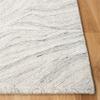 SAFAVIEH Metro Collection Accent Rug - 3' x 5', Ivory & Silver, Handmade Modern Abstract Wool, Ideal for High Traffic Areas in Entryway, Living Room, Bedroom (MET505G) view 3
