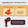 ABC Crafted Series Beer Making Kit | Beer Making Ingredients for Home Brewing | Yields 6 Gallons of Beer | Brown Ale view 2