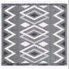 SAFAVIEH Area Rug 8x10 - Moroccan Tassel Shag Collection - Large - Ivory & Black, Boho Design, Non-Shedding & Easy Cleaning, Plush Pile, Ideal for Living Room, Bedroom, Dining Space (MTS452A) view 3