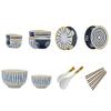 23-Piece Kitchen Dinnerware Set, Plates, Dishes, Bowls view 2