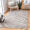 SAFAVIEH Metro Collection Accent Rug - 3' x 5', Ivory & Dark Grey, Handmade Modern Abstract Wool, Ideal for High Traffic Areas in Entryway, Living Room, Bedroom (MET505H) view 1