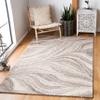 SAFAVIEH Metro Collection Accent Rug - 3' x 5', Ivory & Brown, Handmade Modern Abstract Wool, Ideal for High Traffic Areas in Entryway, Living Room, Bedroom (MET505T) view 1