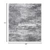 SAFAVIEH Evoke Collection 4' x 6' Ivory/Grey EVK272F Modern Abstract Non-Shedding Living Room Bedroom Accent Rug view 2