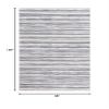 SAFAVIEH Area Rug 8x10 - Lagoon Collection - Large - Grey & Ivory, Modern Stripe Design, Non-Shedding & Easy Cleaning, Ideal for Living Room, Bedroom, Office, Dining Space (LGN148F) view 2