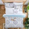 Modern Threads Rori 8-Piece Printed All Season Down Alternative Complete Bedding Set with Matching Shams, Decorative Pillows and Sheets King view 3
