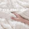 UGG Adalee Faux Fur Throw Blanket Luxury Lightweight Cozy Soft Throw for Couch Bed or Chair Hypoallergenic Machine Washable Double-Sided Fluffy Blanket Home Decor, 50-inch x 70-inch, Natural White view 3