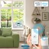Aspen Smart Window Dual Fan | WiFi App Controlled 3 Speed + Multi-Function Detachable Blades Easy Clean Reversible Air Flow Twin Window Fan | Compatible with Alexa, Google Assistant view 2