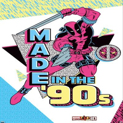 Trends International Marvel Comics - Deadpool - Made In the 90's Wall Poster, 22.375" x 34", Premium Unframed Version