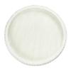 Creative Co-Op Round Decorative Wood Tray with Hobnail Edge, White view 4