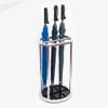 Umbrella Racks Hua Indoor and Outdoor Umbrella Stand, Large Capacity Hotel Shopping Mall Company Entrance Umbrella Storage Rack with Pulleys, 3 Sizes (Size : 6 Holes 4 Hooks) view 2