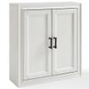 Pemberly Row Modern Wood Medicine Cabinet with Shelves in Vintage White view 1