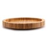 Fasmov 10 Inches Diameter Bamboo Lazy Susan Turntable, Spin Thicken Round Wood Tray Rotating Spice Rack for Kitchen Pantry Countertop Table view 2