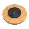 Fasmov 10 Inches Diameter Bamboo Lazy Susan Turntable, Spin Thicken Round Wood Tray Rotating Spice Rack for Kitchen Pantry Countertop Table view 3
