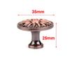 DUO ER 6pcs Red Bronze Antique Copper KnobCabinet Drawer Modern Zinc Alloy Pull Handle view 4