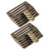 DUO ER 10pcs Antique Door Cabinet Knob Drawer Drawer Card Label Frame Pull Handle L view 1