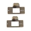 DUO ER 10pcs Antique Door Cabinet Knob Drawer Drawer Card Label Frame Pull Handle L view 3