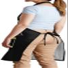 Jamaica Flag with Jamaican Map Kitchen Apron Adjustable Cooking Aprons with Pocket for Women Men view 3
