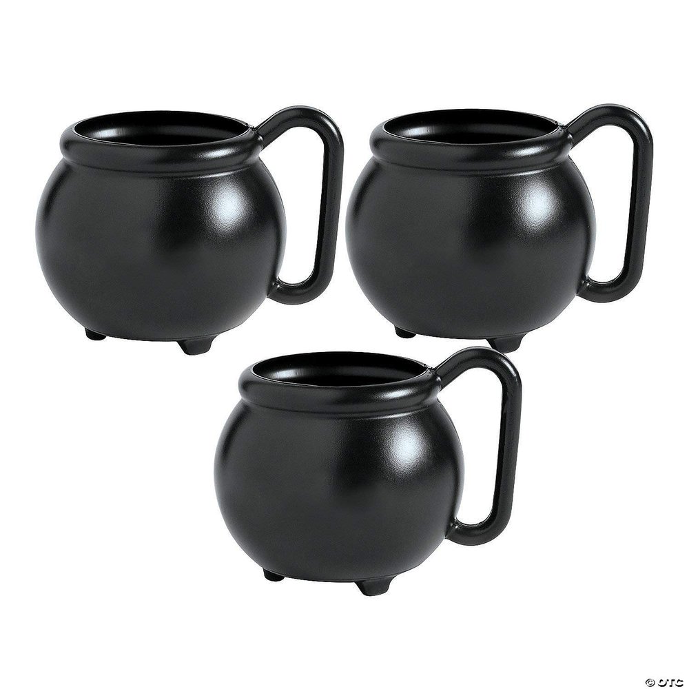 12 Piece(s) Cauldron Plastic Mugs