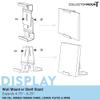 CollectorMount Card Mount 1 Pack, for Graded PSA Trading and Sports Cards, Shelf Stand or Wall Mount Display view 2