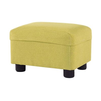 HOMEH Upholstered Soft Bench Safety Strong Anti-Slip Rest Seat Sofa Pouffe Stool Hallway Change Shoes Footrest (Color : Yellow)
