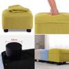 HOMEH Upholstered Soft Bench Safety Strong Anti-Slip Rest Seat Sofa Pouffe Stool Hallway Change Shoes Footrest (Color : Yellow) view 3