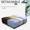 HOMEH Upholstered Soft Bench Safety Strong Anti-Slip Rest Seat Sofa Pouffe Stool Hallway Change Shoes Footrest (Color : White) view 3