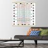 Trends International Guitar Chords II - Learn to Play Guitar Wall Poster, 22.375" x 34", Premium Print and Beechwood Hanger Bundle view 2