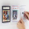 CollectorMount Card Mount for Graded PSA Trading and Sports Cards, Stand and Wall Mount Display for Collectible Cards (4 Mounts) view 1