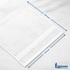 Linteum Textile Supply Premium 13x13 Washcloth (White) 100% Cotton Zero Twist Towels | Absorbent, Quick Dry, Durable for Bathroom, Spa, Gym (12 Pack) view 2