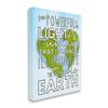 Stupell Industries Light of Unity Phrase Heart Shaped Earth view 1