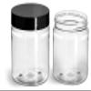 24 Count 4 oz Empty Plastic Jars with Lined Black Caps by SKS Bottle & Packaging, Round Clear Plastic Containers with Lids, Plastic Jars for Lotion, Cream, Ointments, Scrubs, Skin Care view 4