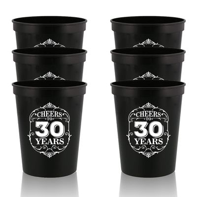Cheers To 30 Years Stadium Party Cup 30th Birthday Gift Thirty And Fabulous Party Favors 30th Birthday Decorations Happy Birthday Cup 30th Birthday Plastic Drinking Cups Best Friend Cup Cheer Cups