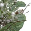 25" Artificial Mixed Foliage and Berries Christmas Wreath Unlit view 3
